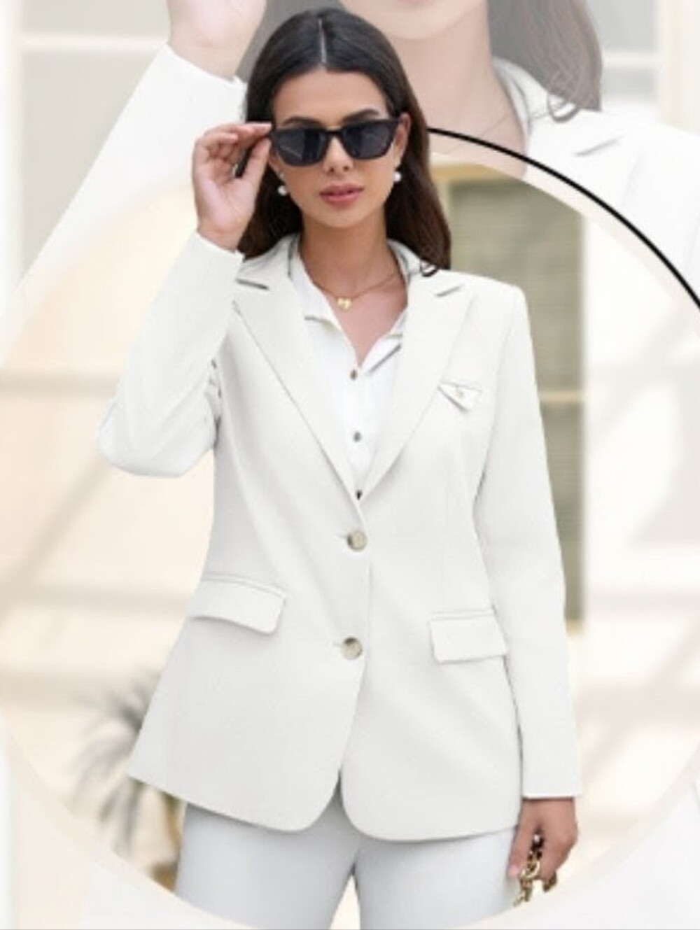 NWT White Business Blazer